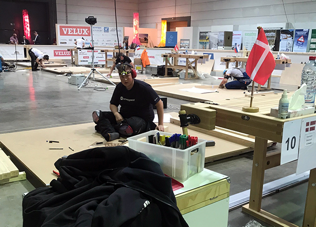 Flot tredjeplads til den danske tømrer ved Timber Construction European Championships